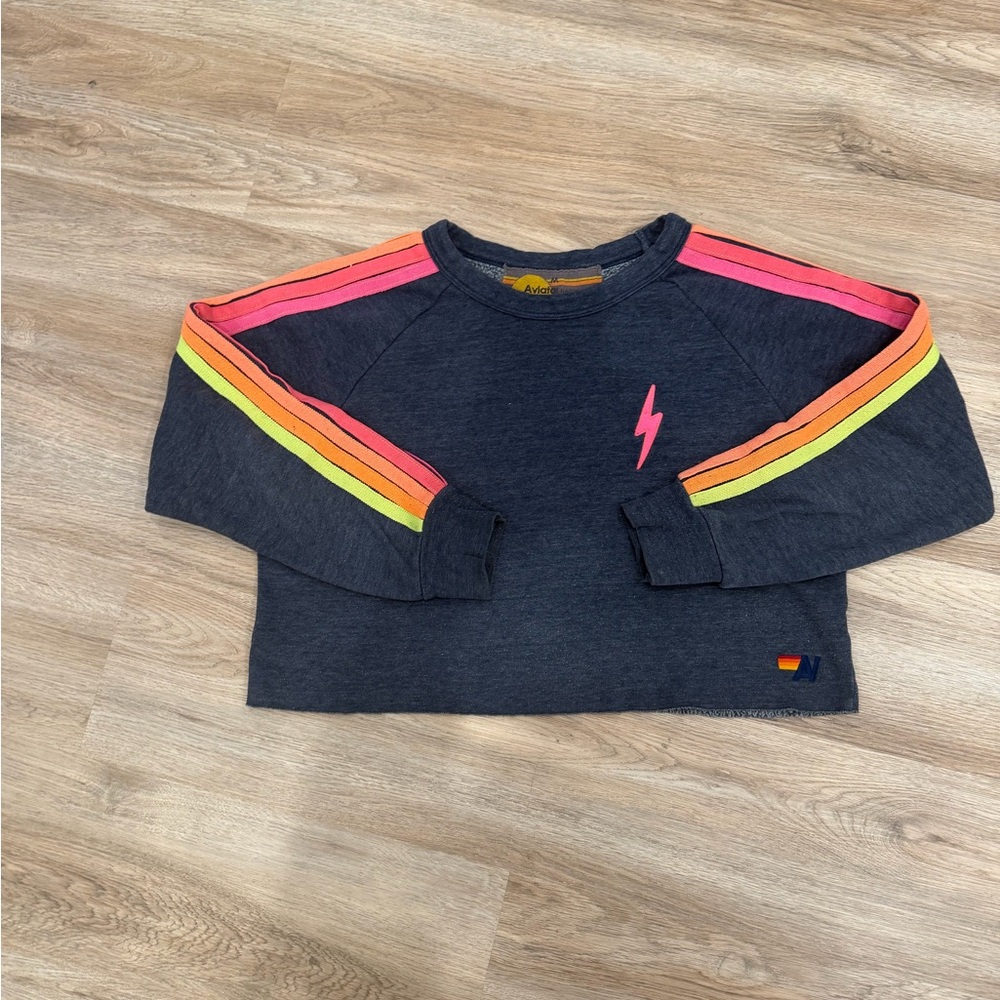 Aviator Nation Cropped Sweatshirt women’s medium. Excellent condition.